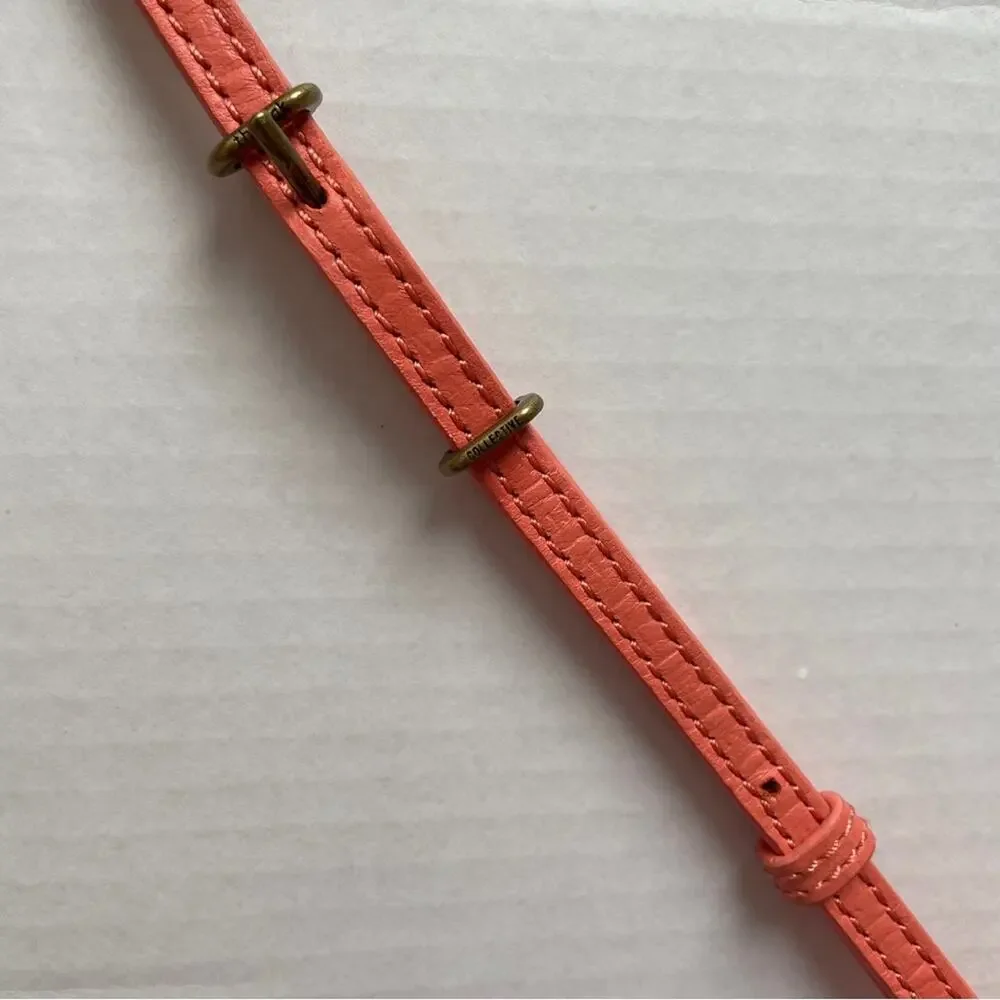 The Sak Coral Crossbody Leather Tassel Purse Croc Embossed Convertible Strap